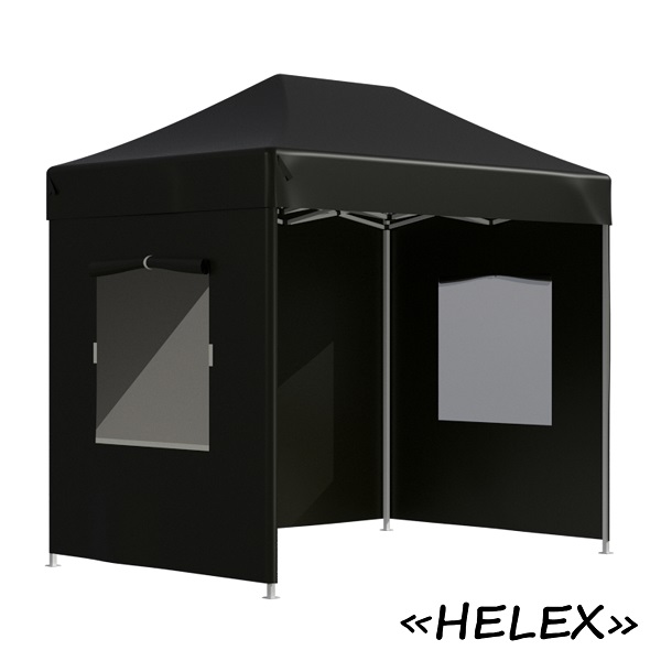 Тент-шатер быстросборный Helex 4322 3x2х3м полиэстер черный