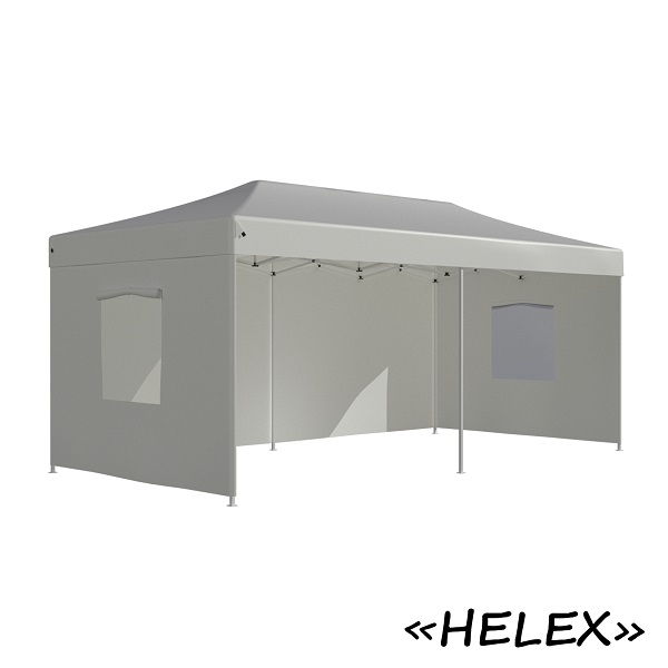 Тент-шатер быстросборный Helex 4360 3x6х3м полиэстер белый