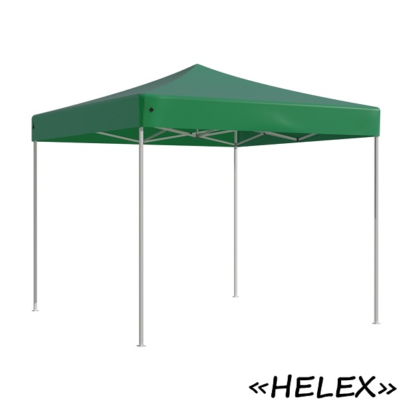 Тент-шатер быстросборный Helex 4331 3x3х3м полиэстер зеленый