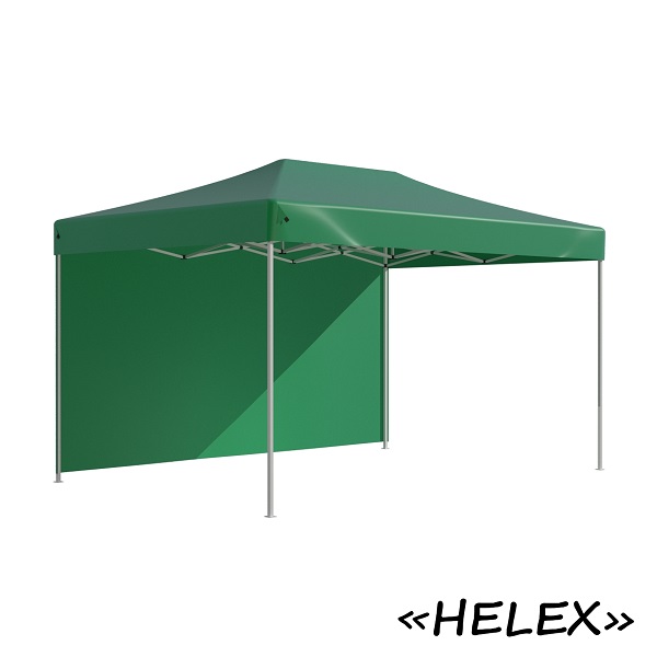 Тент-шатер быстросборный Helex 4336 3x4,5х3м полиэстер зеленый