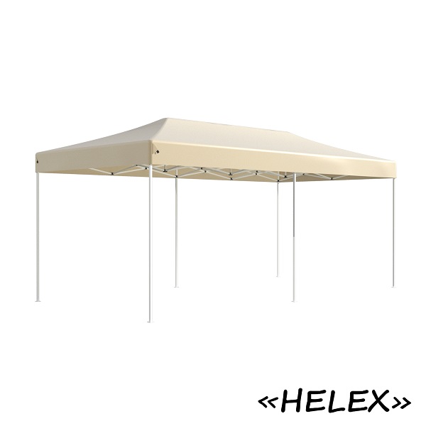 Тент-шатер быстросборный Helex 4361 3х6х3м полиэстер шампань