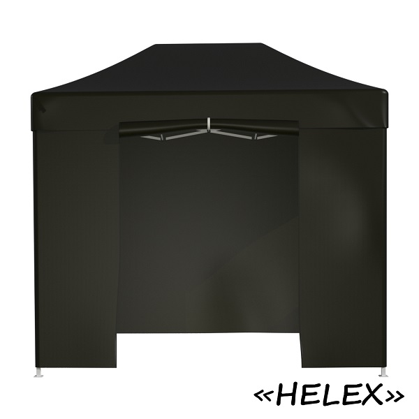 Тент-шатер быстросборный Helex 4322 3x2х3м полиэстер черный