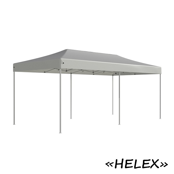 Тент-шатер быстросборный Helex 4360 3x6х3м полиэстер белый
