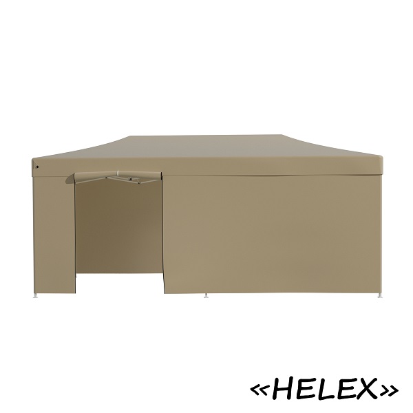 Тент-шатер быстросборный Helex 4362 3x6х3м полиэстер бежевый
