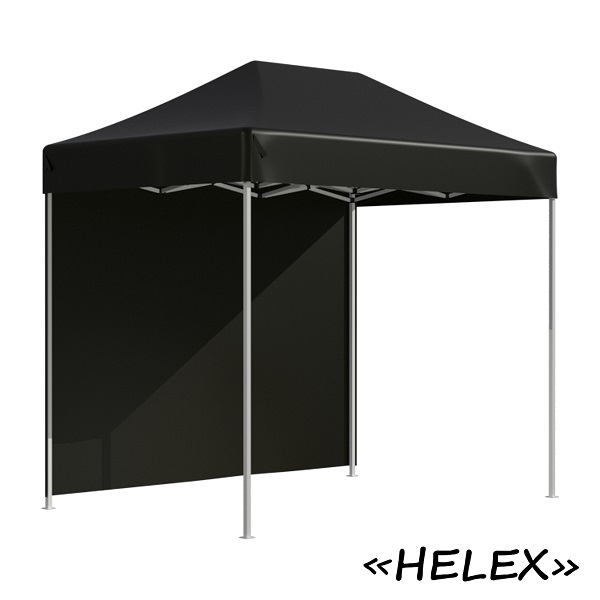 Тент-шатер быстросборный Helex 4322 3x2х3м полиэстер черный