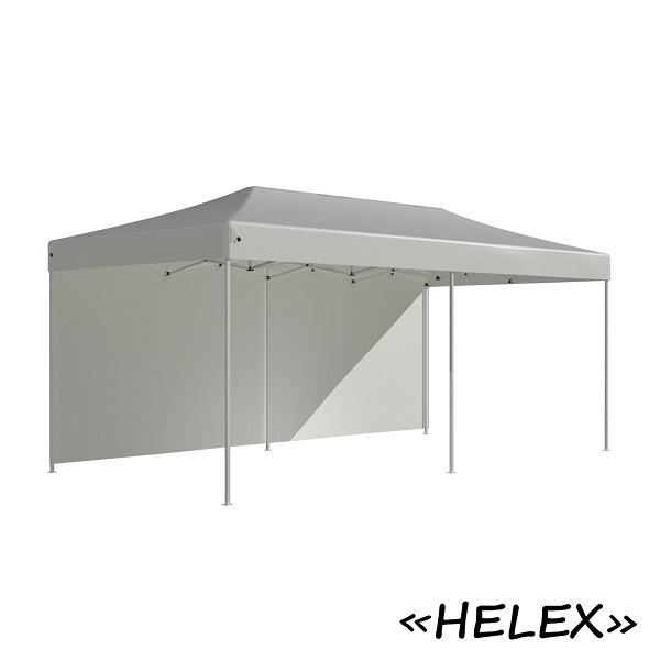 Тент-шатер быстросборный Helex 4360 3x6х3м полиэстер белый