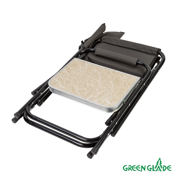 Кресло складное со столиком Green Glade РС521 хаки